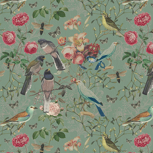 Papel mural Botanique verte