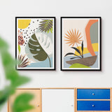 Set de Cuadros Tropical Scenery