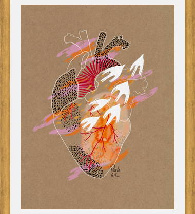 Cuadro Del corazón al corazón