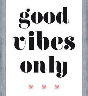 Cuadro Good vibes only