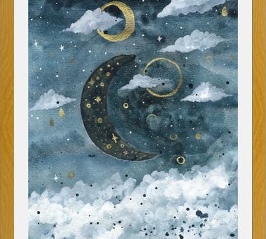 Cuadro Golden Moon