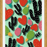 Enmarcado Cactus Love and Pineapples