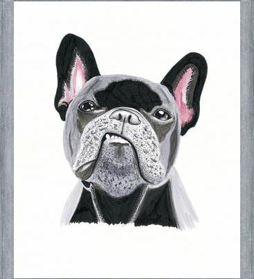 Cuadro Bulldog Rockstar