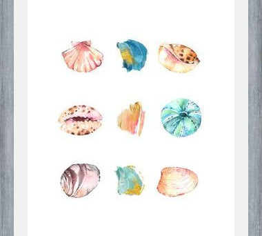 Cuadro Sea And Brush Strokes