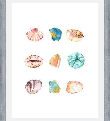 Cuadro Sea And Brush Strokes