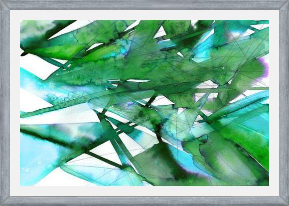 Cuadro GUIDING LIGHTS 4, GREEN AQUA