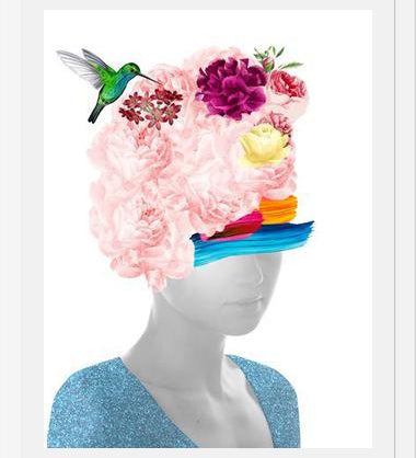 Cuadro The Girl And The Flowers