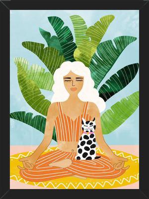 Cuadro Meditation With Thy Cat