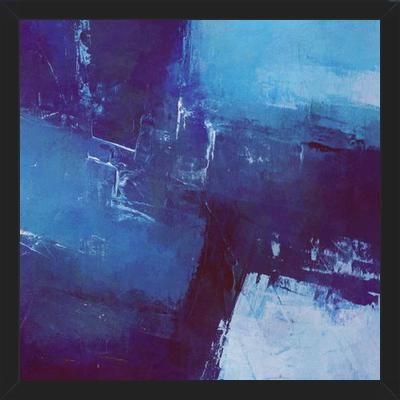 Cuadro Geometric in Blue and Purple
