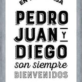 Cuadro Pedro Juan y Diego White
