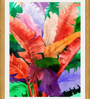 Cuadro Banana Tree