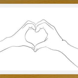 Cuadro Hands series - I love you