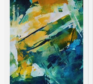 Cuadro Random Brush Strokes