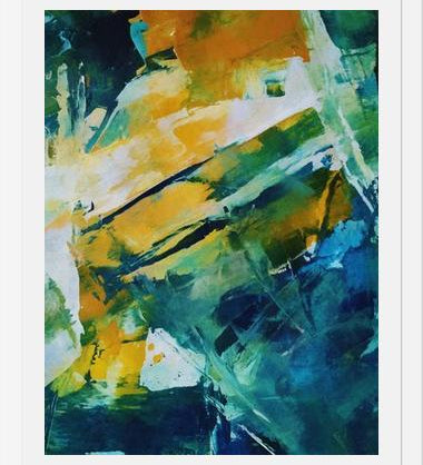 Cuadro Random Brush Strokes