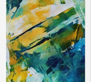 Cuadro Random Brush Strokes