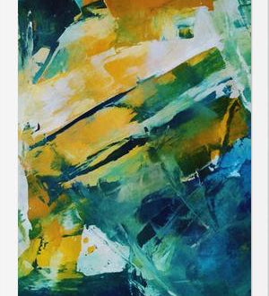 Cuadro Random Brush Strokes