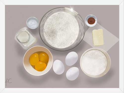 Cuadro Ingredientes de cocina
