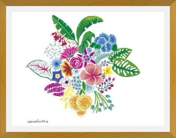 Cuadro Flores Tropicales
