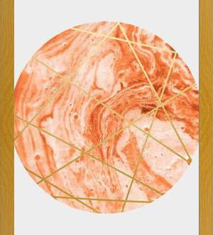 Cuadro Peach Sphere