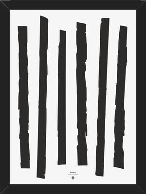 Cuadro Marble Sticks Black