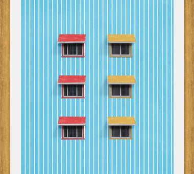 Cuadro Fachada de colores