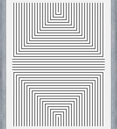 Cuadro ilusión de óptica