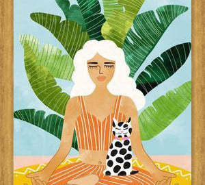 Cuadro Meditation With Thy Cat