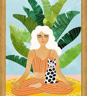 Cuadro Meditation With Thy Cat