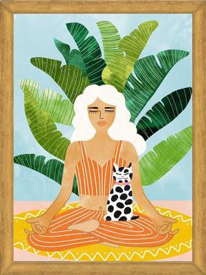 Cuadro Meditation With Thy Cat