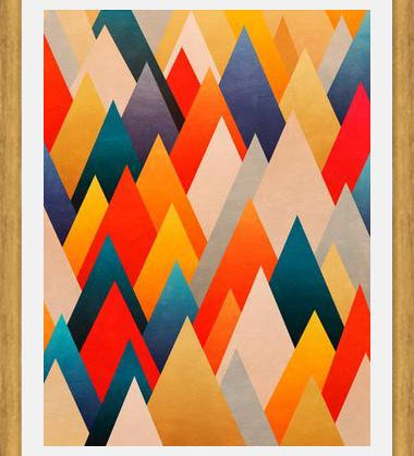Cuadro Multiple Triangles