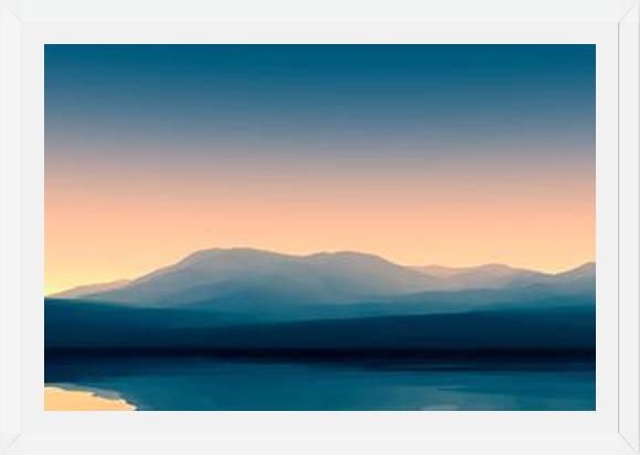 Cuadro Sunset in the Mountains 10