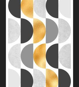 Cuadro Gold Circles