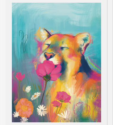 Cuadro Sketch Art Puma