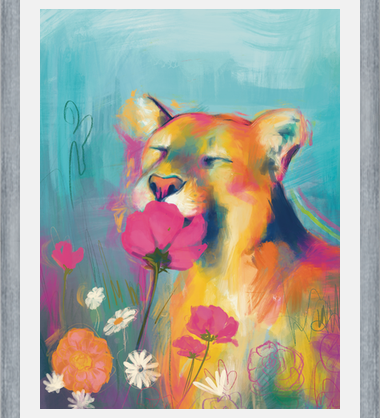 Cuadro Sketch Art Puma