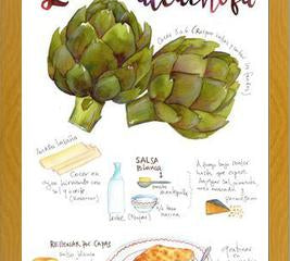 Cuadro Lasaña de Alcahofa