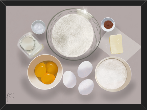 Cuadro Ingredientes de cocina