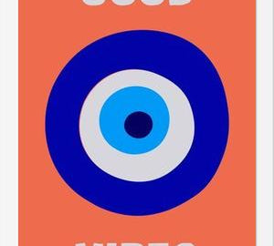 Cuadro Good Vibes Ojo Griego