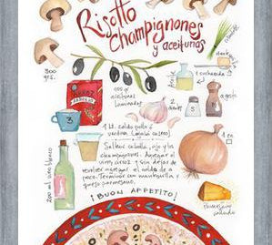Cuadro Rissotto Champignones