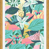 Cuadro Flamingo Tropical