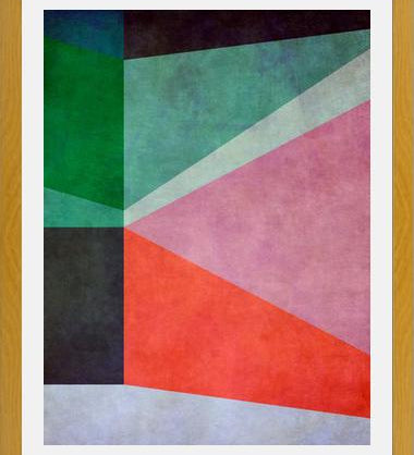 Cuadro Textured Geometric Pattern V