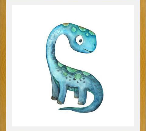 Cuadro Brontosaurio