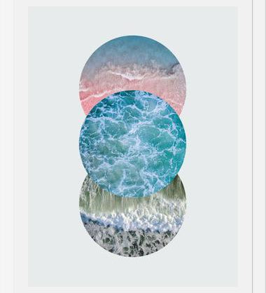 Cuadro Ocean Circles