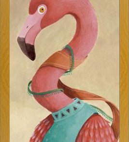 Cuadro Flamenco Rosado