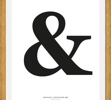 Cuadro Ampersand Georgia 01
