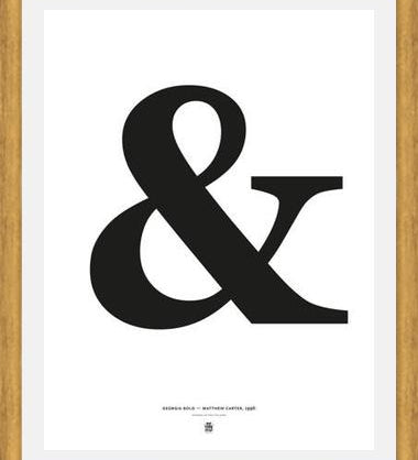 Cuadro Ampersand Georgia 01