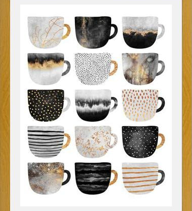 Cuadro Pretty Coffee Cups 3