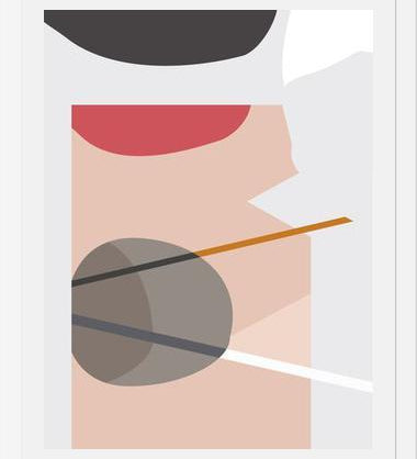 Cuadro Abstract Composition 786