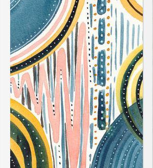 Cuadro Watercolor improvisation 07