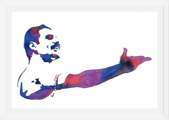 Cuadro Freddie Acuarela 2