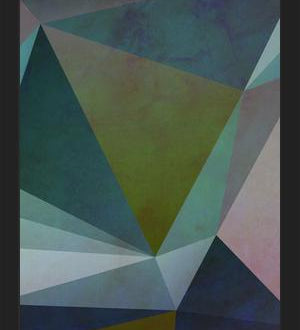 Cuadro Interconnected Triangles III
